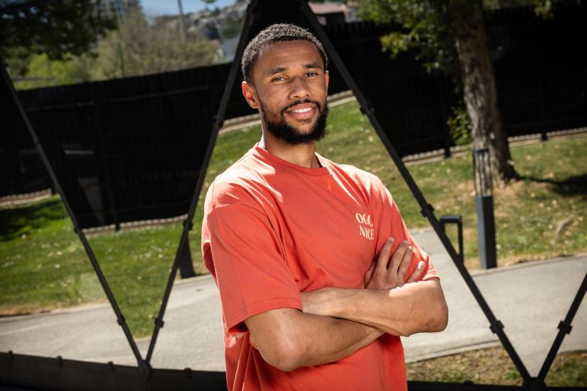 Yéhvann Diouf a été recruté par l'OGCN à l'été 2025. (C.&nbsp;Mahoudeau/L'Équipe)