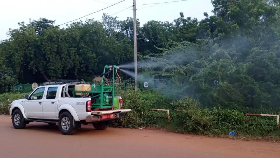 Campagne de lutte anti-moustiques à Ouagadougou