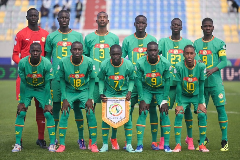 Match de football des moins de 17 ans entre le Sénégal et la Tunisie
