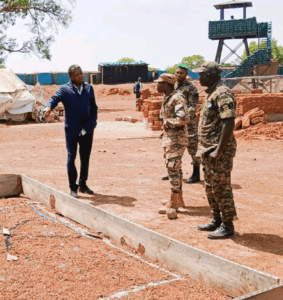 Faure Gnassingbé avec les forces armées