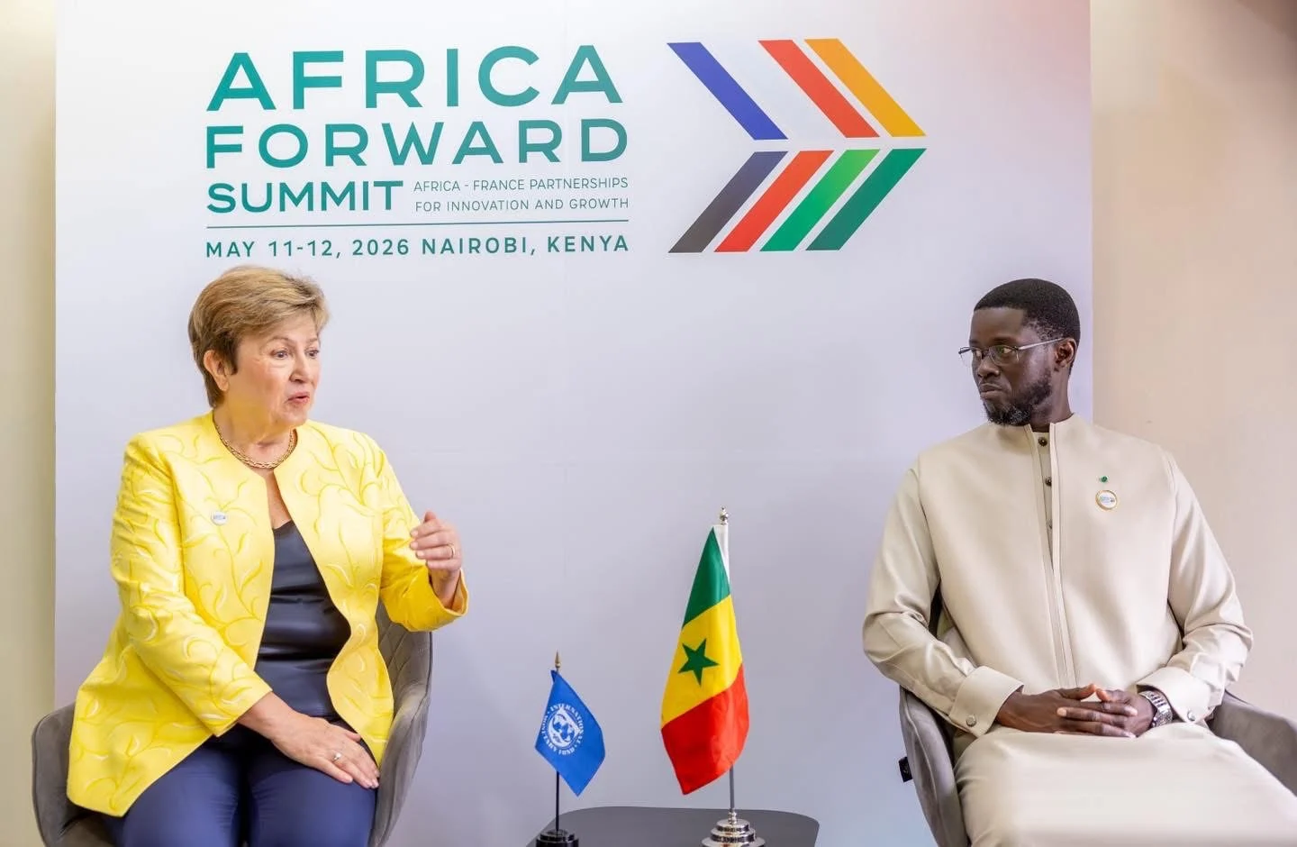 Réunion entre Kristalina Georgieva et Bassirou Diomaye Faye sur la dette et les réformes au Sénégal