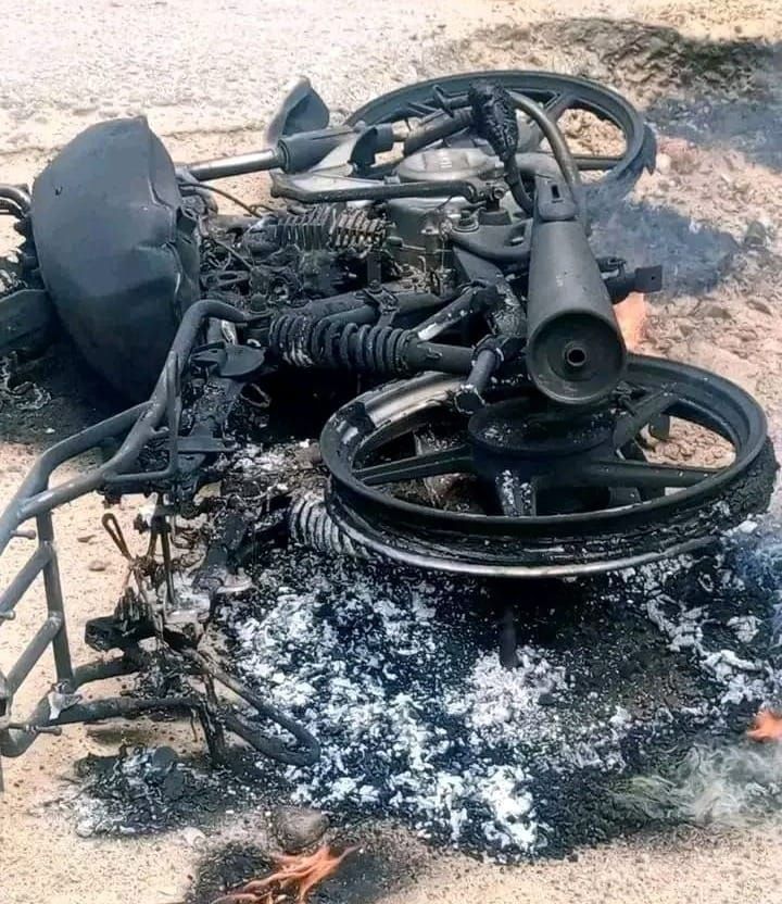 accident tragique à Koundoul : un motocycliste meurt dans un incendie après un choc avec un camion