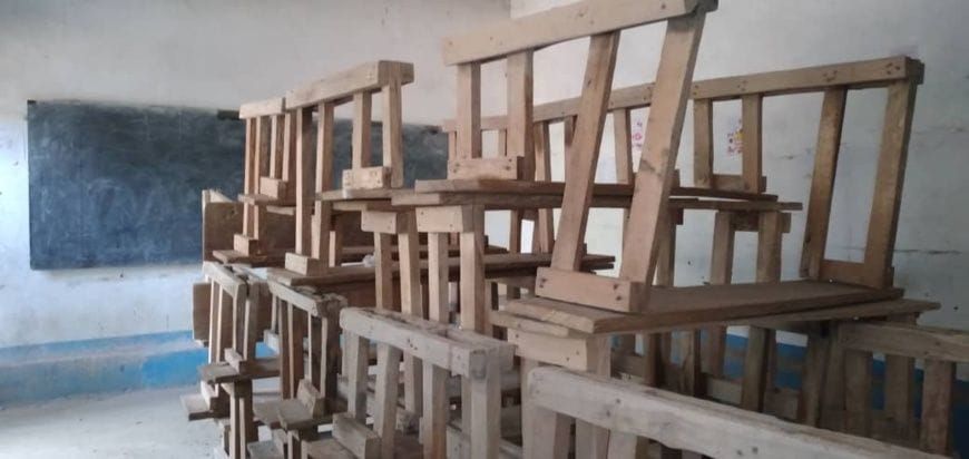 élèves tchadiens en cours