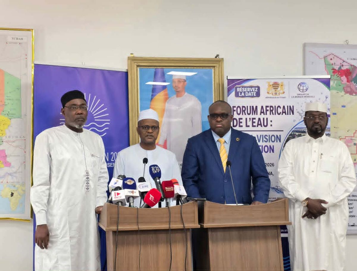 Tchad : n’djamena accueillera le forum africain de l’eau en 2026