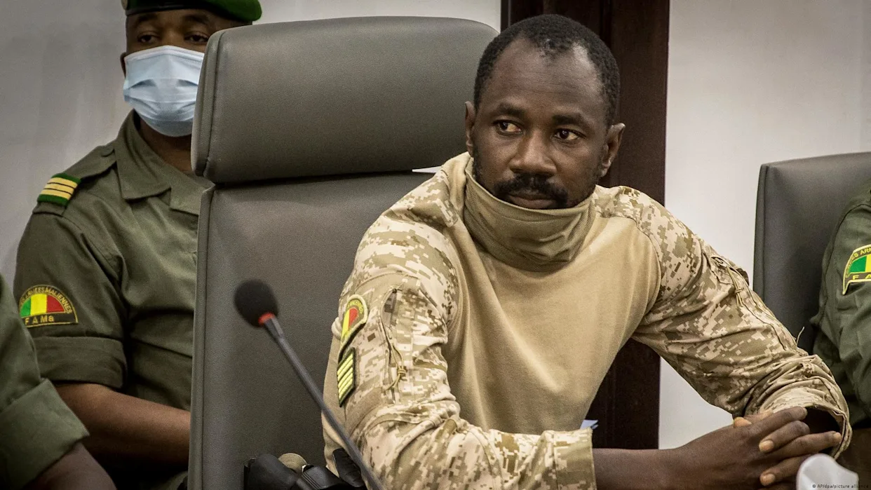 Photo d'archives : Assimi Goïta lors de sa prise de pouvoir en 2020