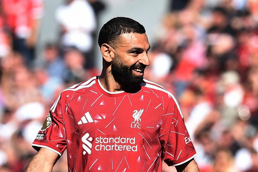 Mohamed Salah a délivré une passe décisive contre Brentford dimanche
