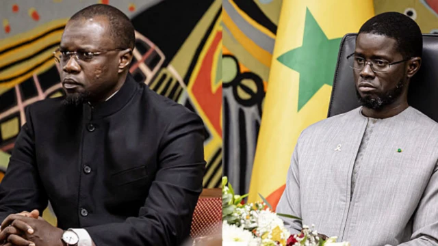Montage photo de Ousmane Sonko et Bassirou Diomaye Faye
