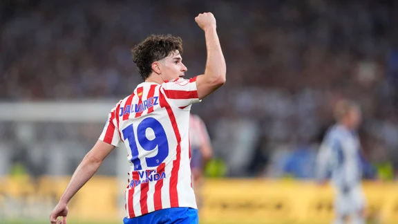 Julian Alvarez en action avec l'Atlético de Madrid