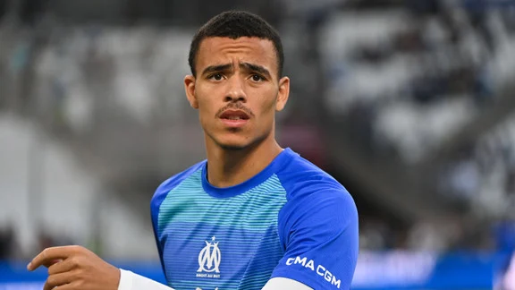 Mason Greenwood lors d'un entraînement avec l'OM