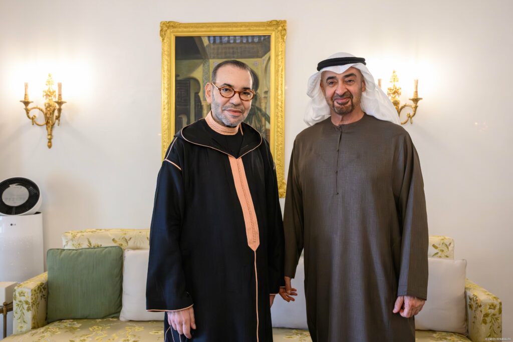 Rencontre entre le Roi Mohammed VI et Cheikh Mohammed Ben Zayed Al-Nahyane à Rabat
