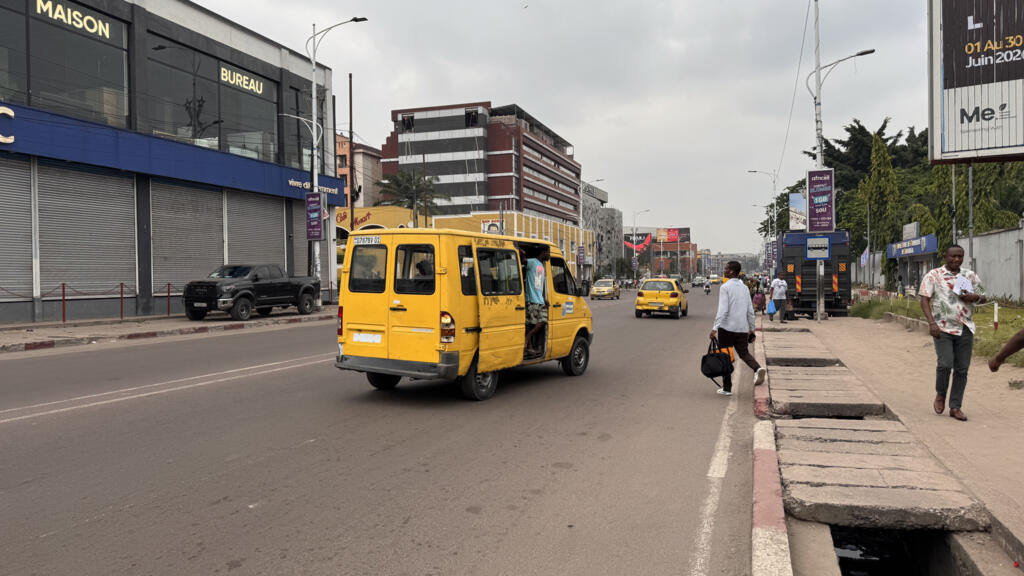Circulation limitée dans le centre-ville de Kinshasa lors de la journée d'action de l'opposition