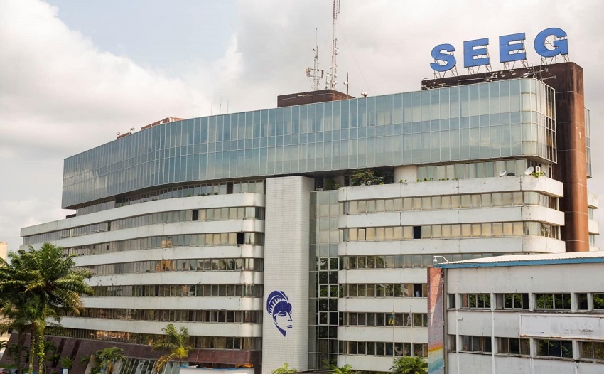 Installations de la SEEG à Libreville