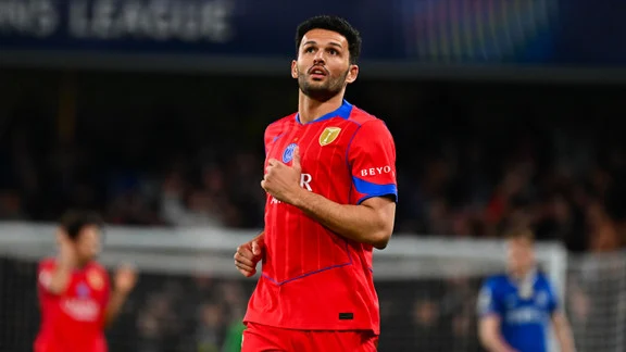 Gonçalo Ramos, attaquant portugais, en action avec le PSG