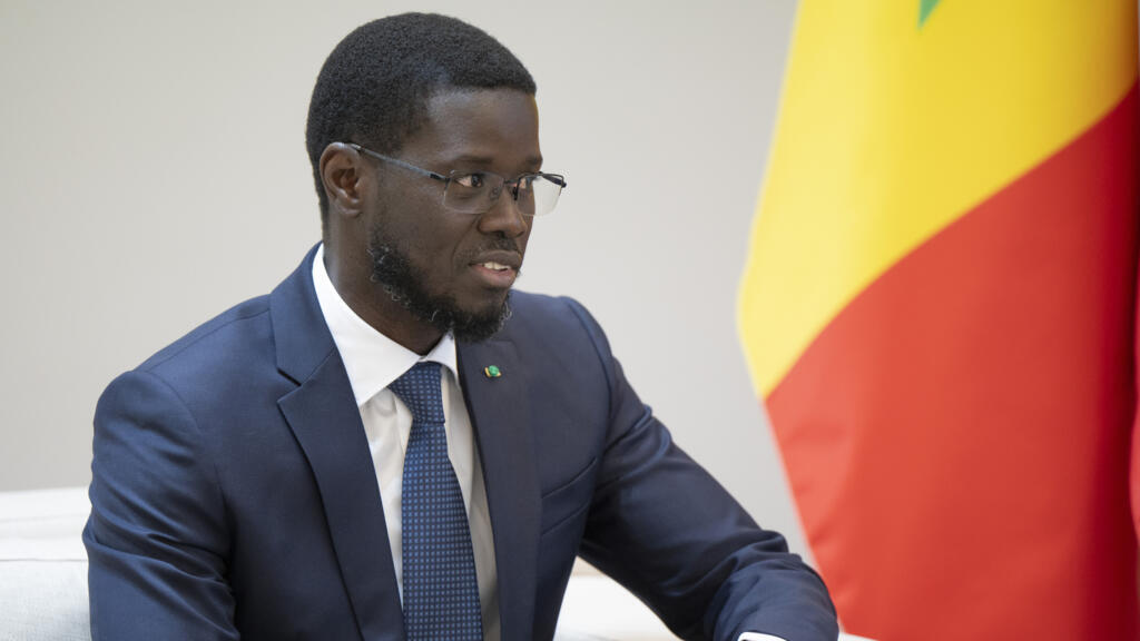 Le président du Sénégal, Bassirou Diomaye Faye, lors d'un discours en mars 2026.