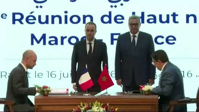Signature d'accords de coopération entre le Maroc et la France