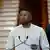 Ousmane Sonko lors de sa nomination comme Premier ministre