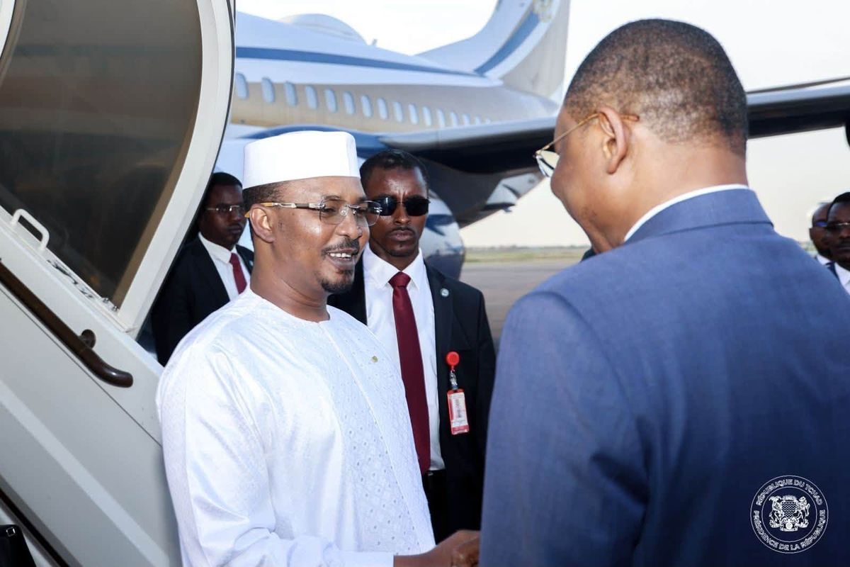 Le président Mahamat Idriss Déby Itno à son retour à N'Djamena après sa visite aux Émirats arabes unis
