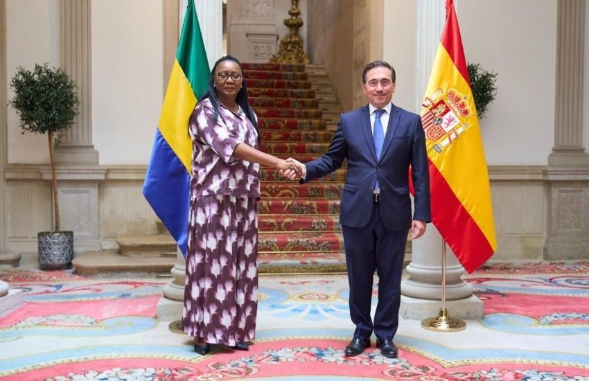 Rencontre diplomatique entre les ministres des Affaires étrangères du Gabon et de l'Espagne