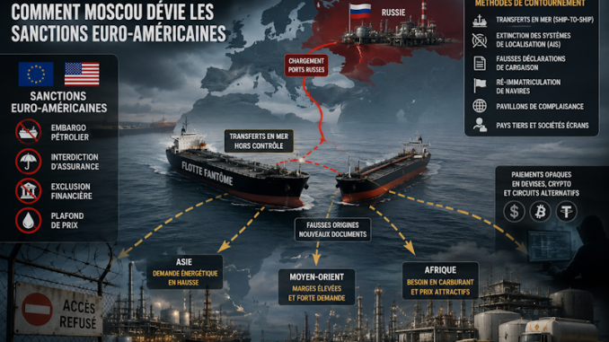 carburant russe en transit vers le Maroc
