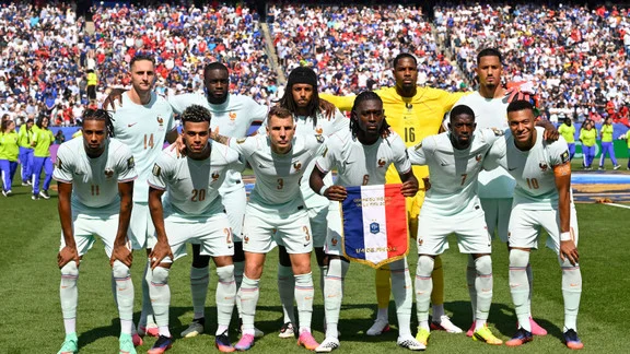 Manu Koné en action avec l’équipe de France lors de la Coupe du monde 2026