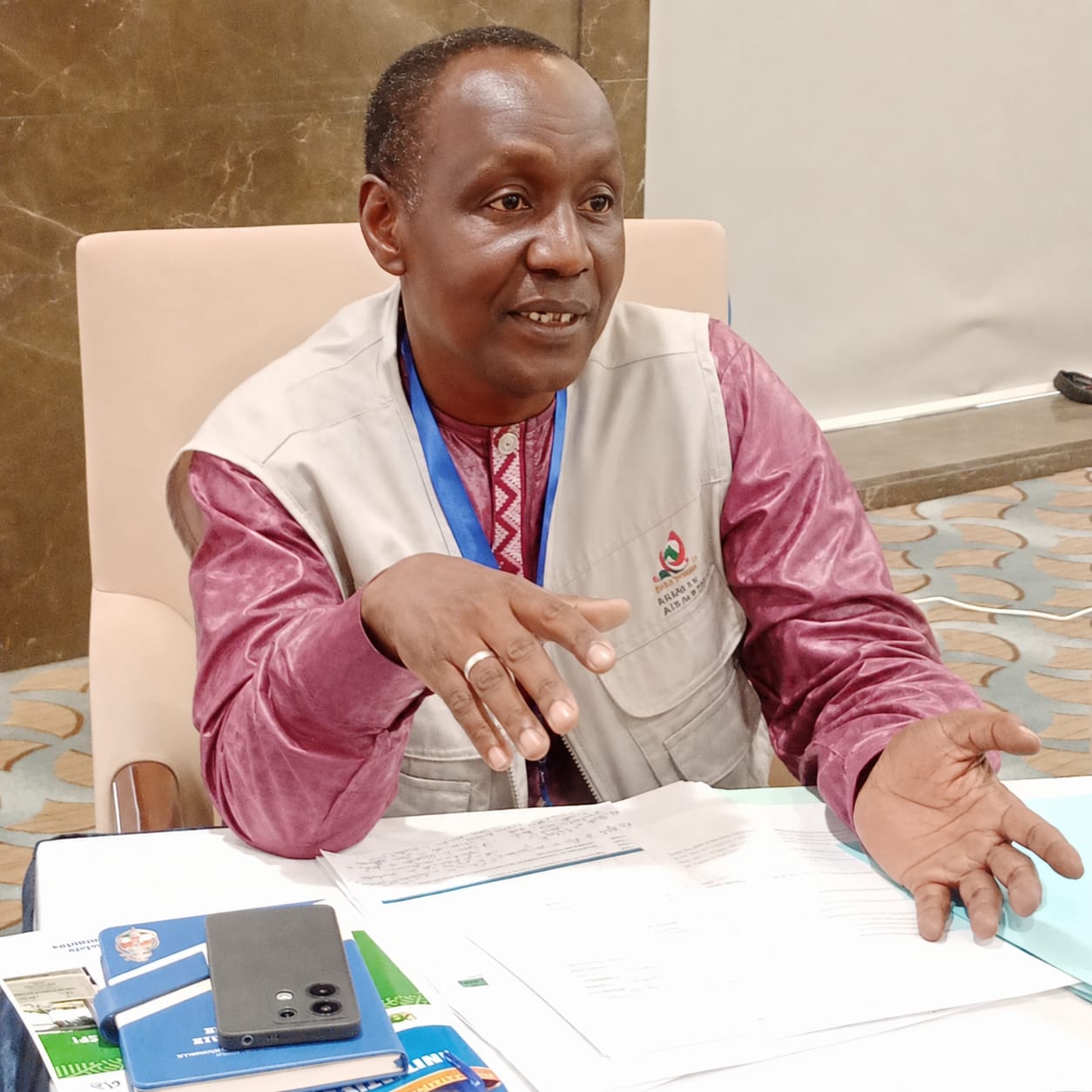 Portrait de Boubacar Hamidou, directeur du Relèvement et de la Stabilisation à la HACP
