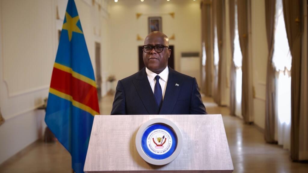 Le président de la RDC, Félix Tshisekedi, s'exprimant lors d'une allocution nationale en juin 2026.