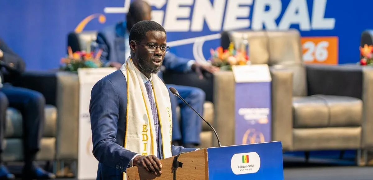 Le président Bassirou Diomaye Faye s'adresse à la jeunesse sénégalaise lors des JOJ Dakar 2026