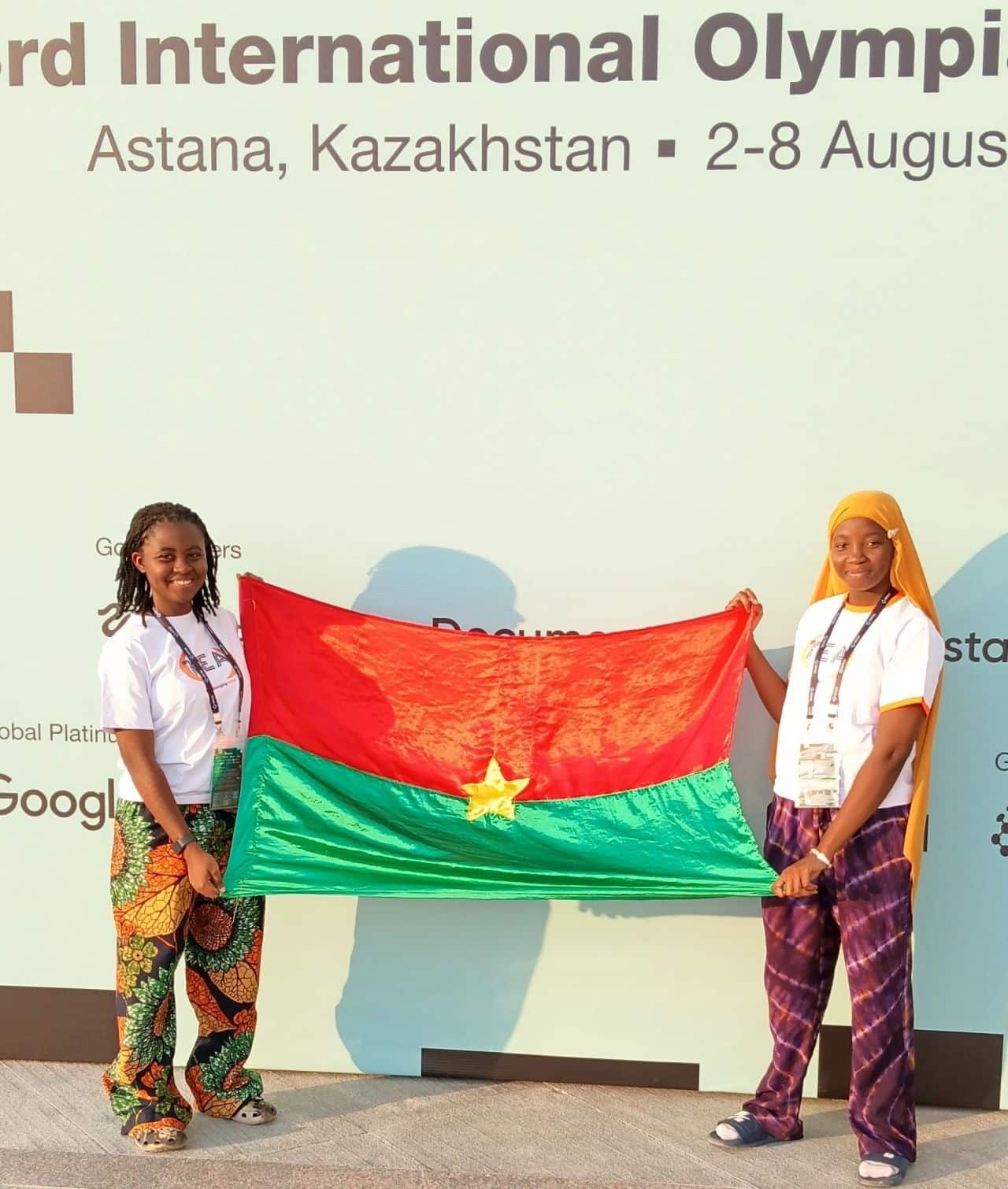 Pascaline Lompo et Madina Toé en représentation du Burkina Faso