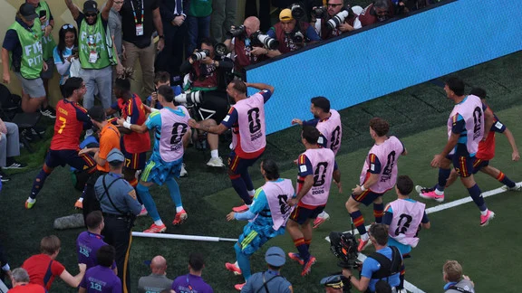 Ferran Torres en action lors de la finale de la Coupe du monde 2026