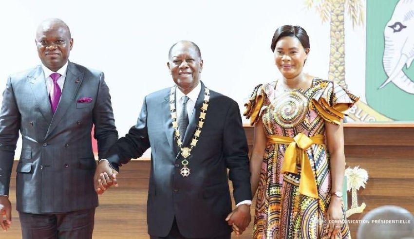 Le président gabonais Oligui Nguema et le président ivoirien Alassane Ouattara