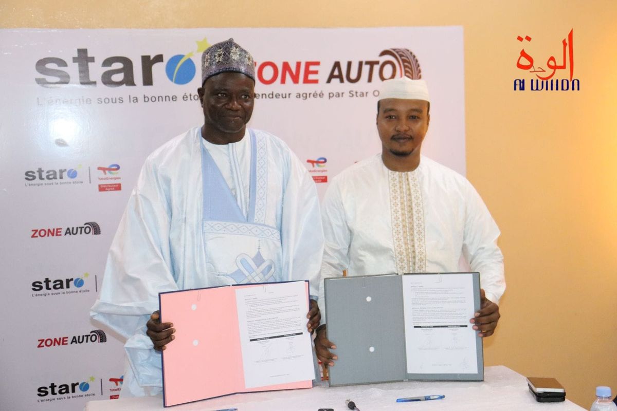 Partenariat Star Oil Tchad et Zone Auto pour des lubrifiants TotalEnergies à N'Djamena