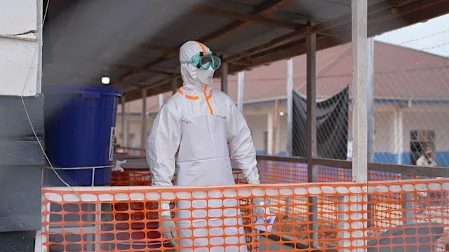 Centre médical en RDC pendant l'épidémie d'Ebola