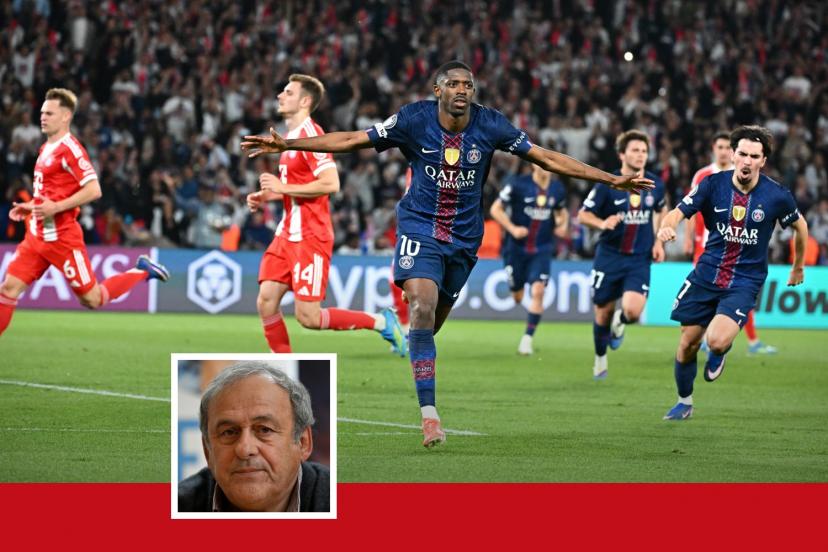 Portrait de Michel Platini, ancien joueur emblématique du football français