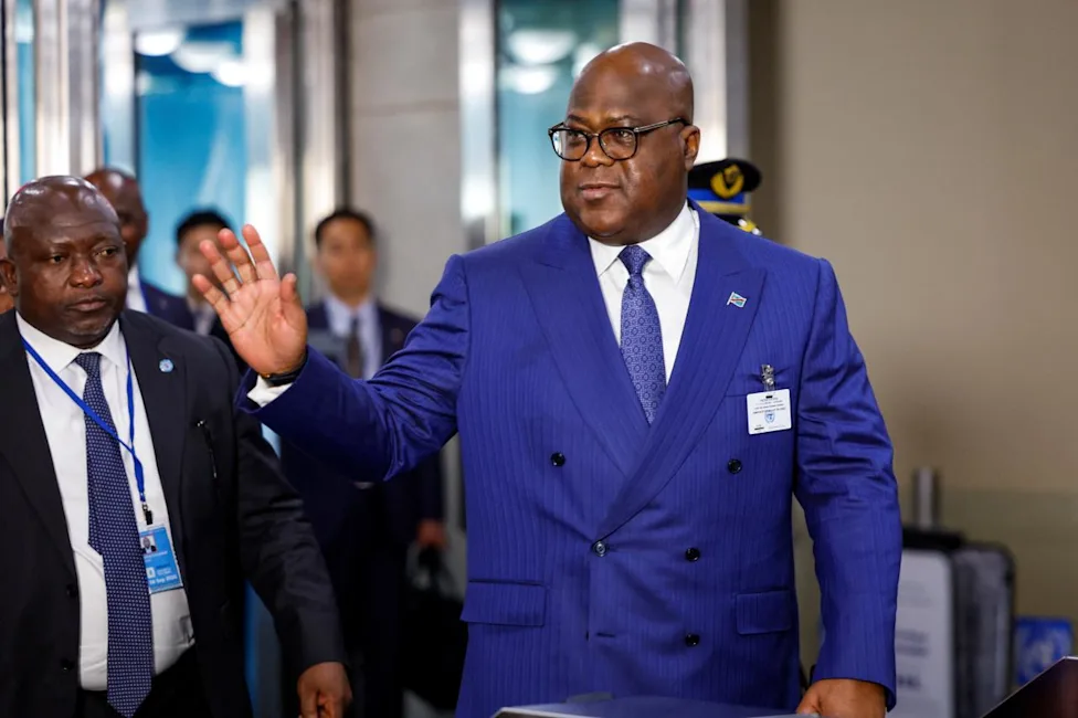 Portrait officiel de Félix Tshisekedi en République démocratique du Congo