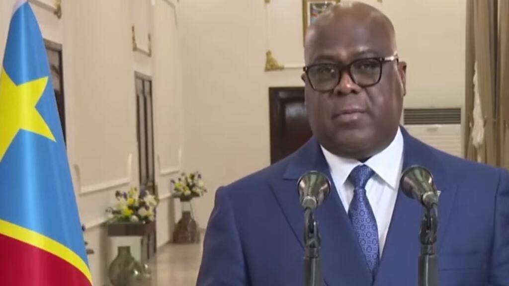 Le président de la République démocratique du Congo, Félix Tshisekedi, lors d’une allocution en août 2026.