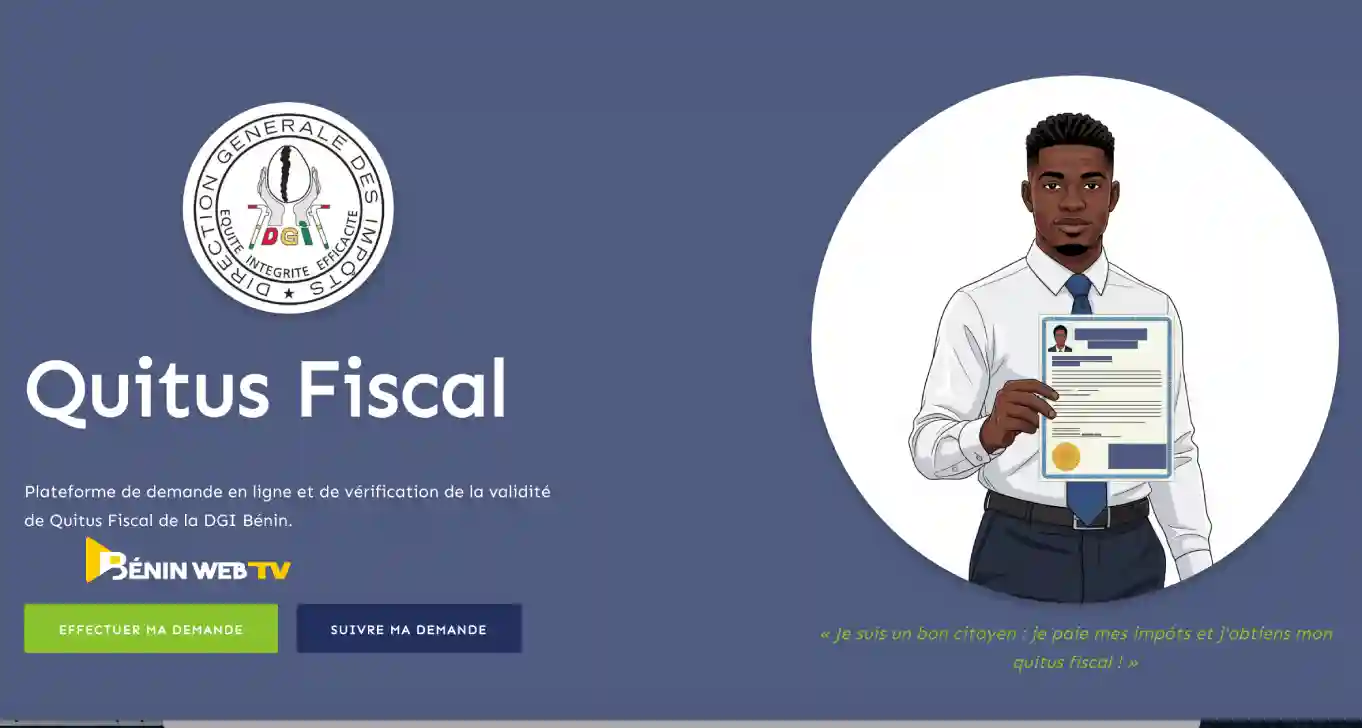 Plateforme de déclaration fiscale en ligne au Bénin